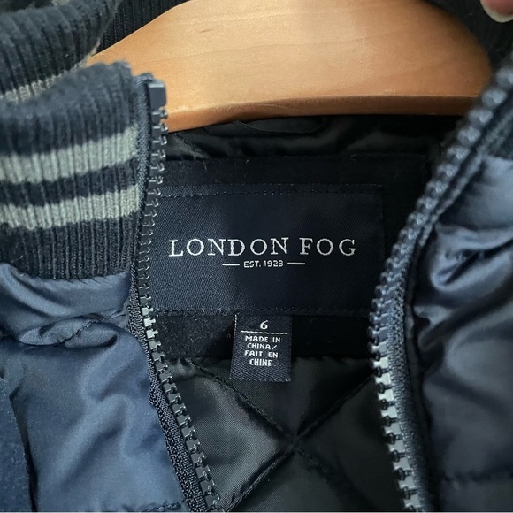 London Fog Boys Wool Blend Jacket Coat Classy Kids Childrens Size 6 6T - Picture 6 of 9